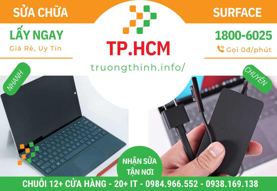 Sửa Chữa Surface Không Lên Nguồn – Sập Nguồn
