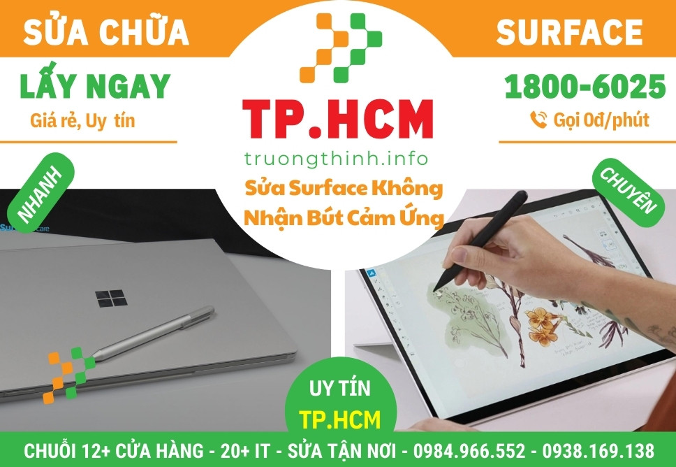 Sửa Chữa Surface Không Nhận Bút Cảm Ứng