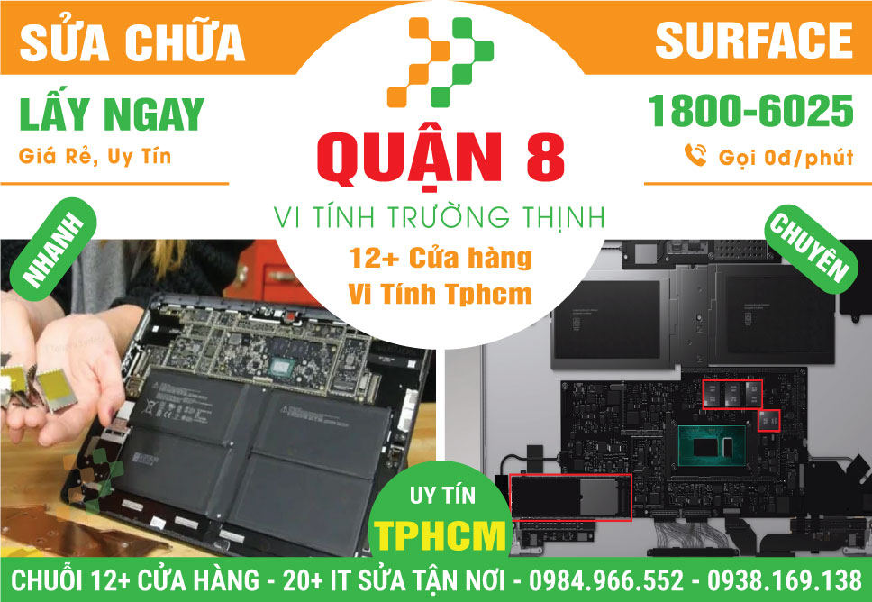 Sửa Surface Quận 8 – Sửa Nhanh Tận Nhà