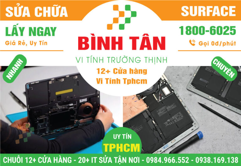 Sửa Surface Quận Bình Tân - Sửa Lấy Liền