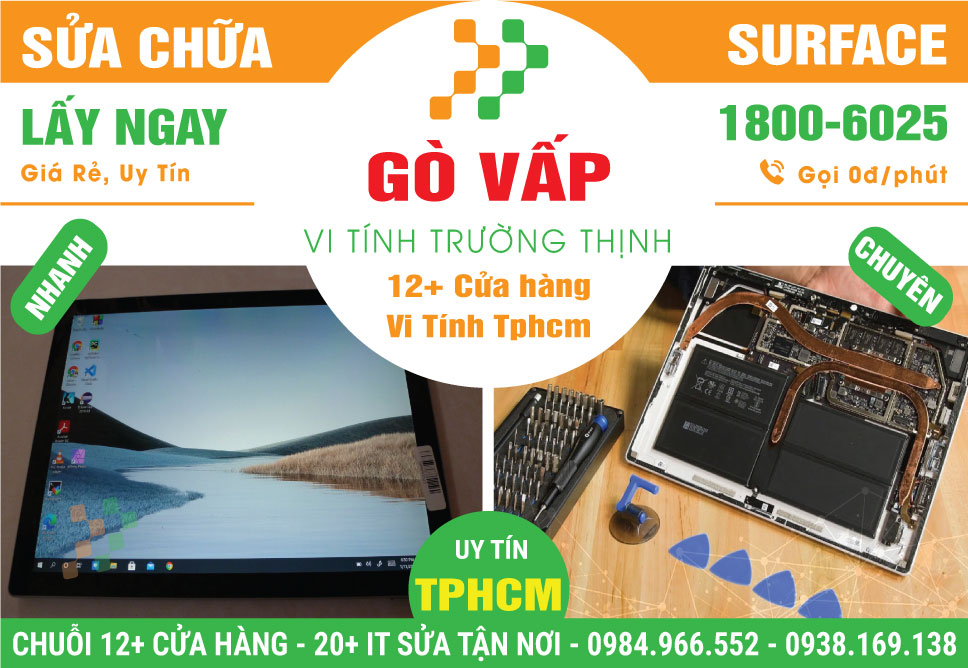 Sửa Surface Quận Gò Vấp – Sửa Nhanh Giá Rẻ