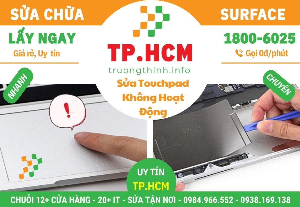 Sửa Touchpad Surface Không Hoạt Động