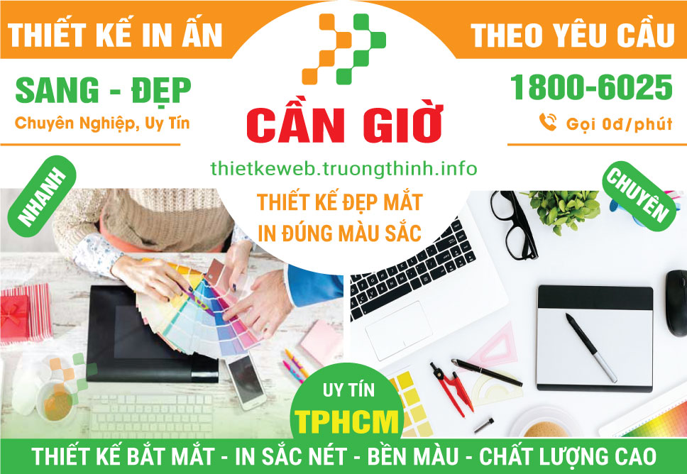 Thiết Kế In Ấn Huyện Cần Giờ – Bản In Bền Màu