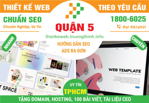 Thiết Kế Website Tại Quận 5 – Chuẩn SEO Uy Tín