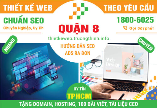 Thiết Kế Website Tại Quận 8 - Đa Nghành Nghề