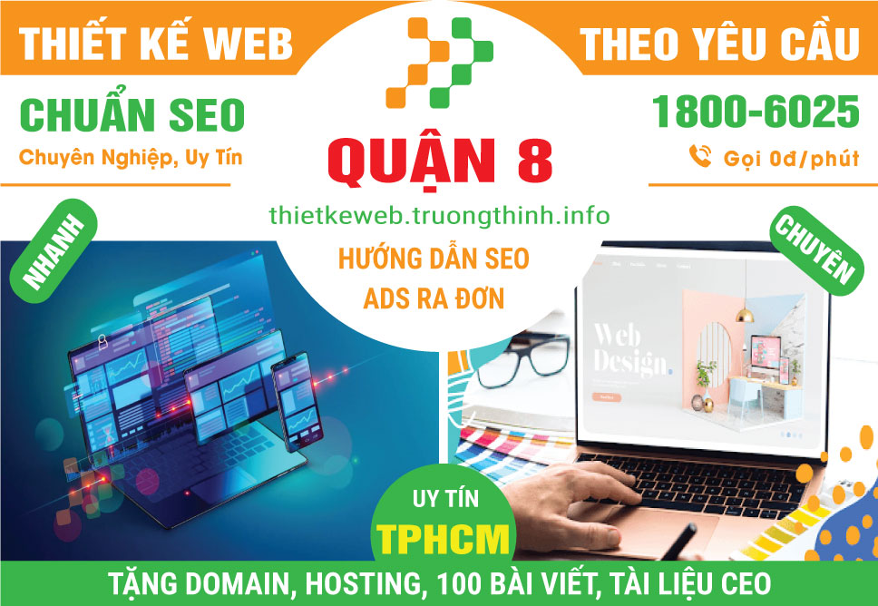 Thiết Kế Website Tại Quận 8 – Đa Nghành Nghề