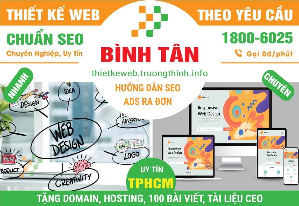 Thiết Kế Website Tại Quận Bình Tân - Chuẩn SEO Chuyên Nghiệp