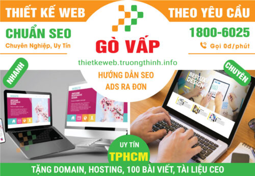 Thiết Kế Website Tại Quận Gò Vấp – Tạo Dấu Ấn Riêng