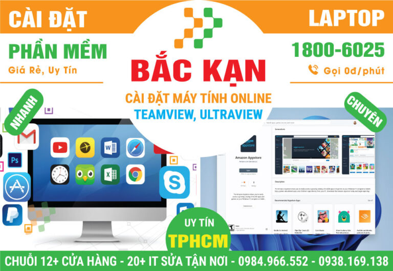 Cài Đặt Máy Tính Online Tại Bắc Kạn