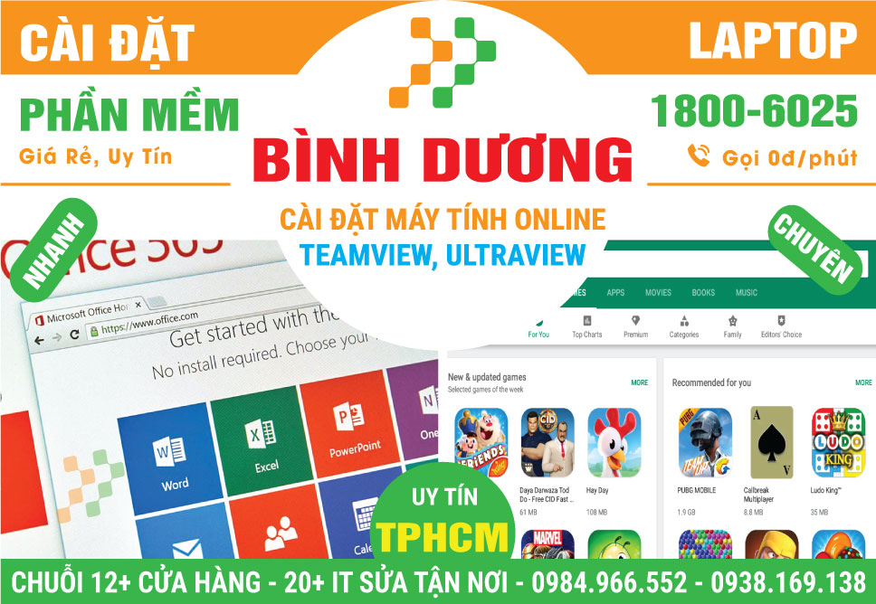 Cài Đặt Máy Tính Online Tại Bình Dương