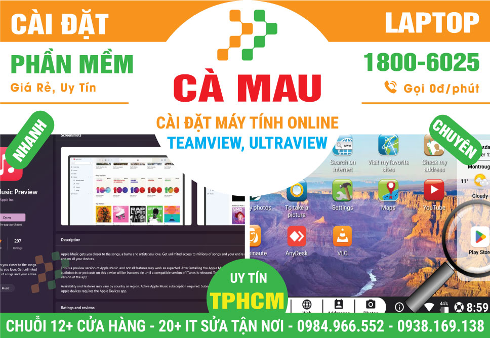 Cài Đặt Máy Tính Online Tại Cà Mau