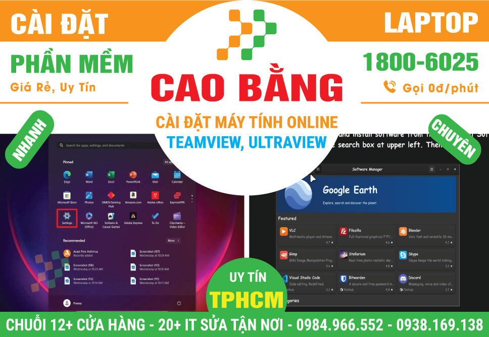 Cài Đặt Máy Tính Online Tại Cao Bằng
