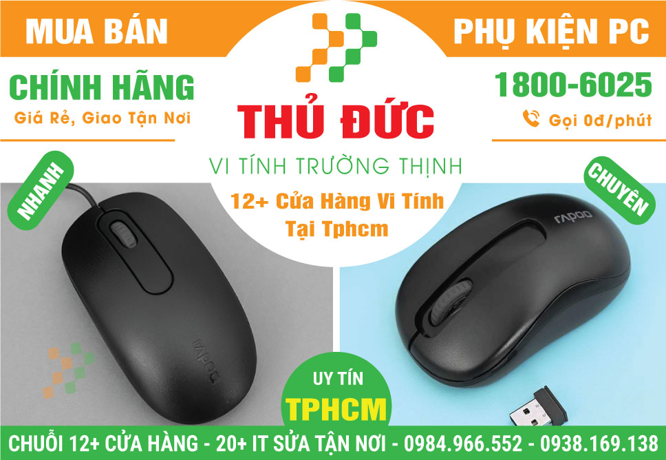 Cửa Hàng Bán Chuột Máy Tính Tại Quận Thủ Đức | Giá Rẻ
