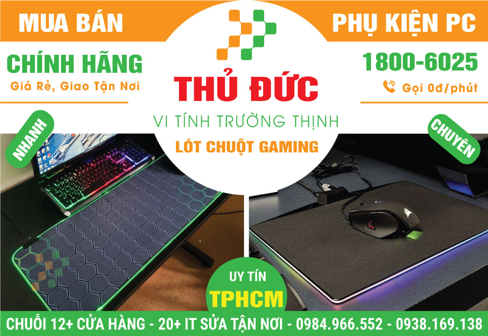 Địa Chỉ Bán Lót Chuột Gaming Tại Quận Thủ Đức Gần Đây
