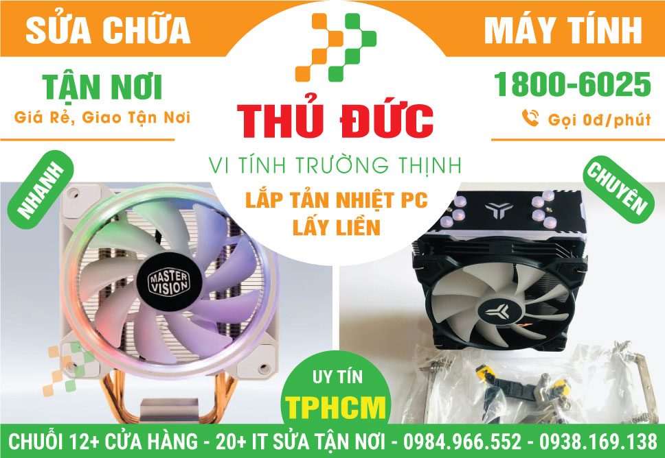 Địa Chỉ Lắp Tản Nhiệt PC Tại Quận Thủ Đức – Tận Nơi, Giá Rẻ