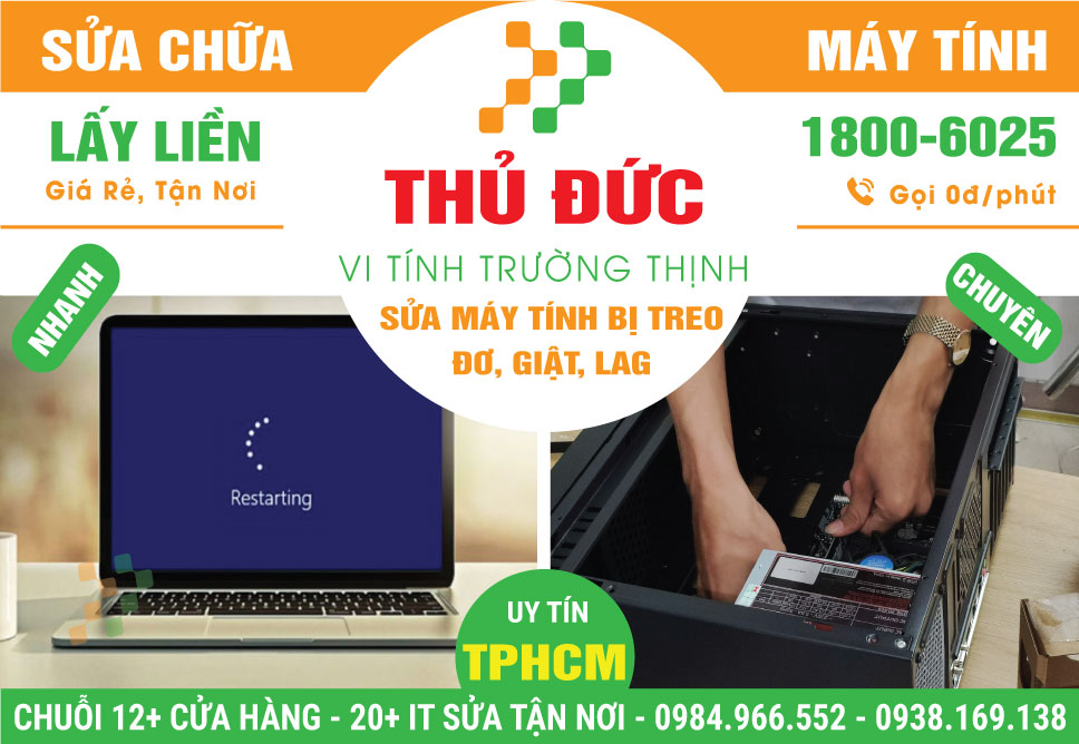 Dịch Vụ Sửa Máy Tính Bị Treo Tại Thủ Đức Gần Đây
