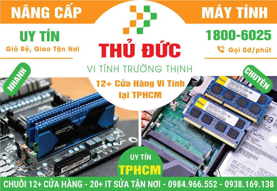 Nâng Cấp Ram PC Tại Thủ Đức | Tận Nơi, Giá Rẻ