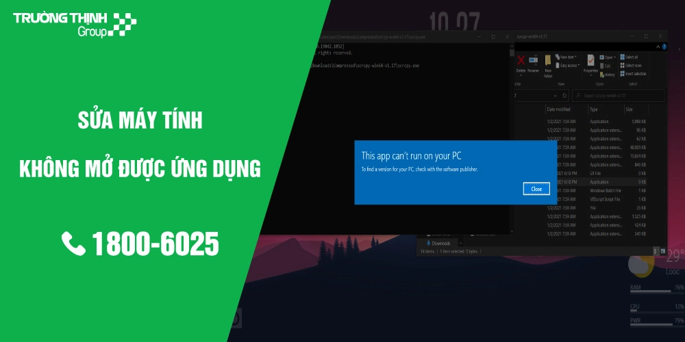 Nơi Sửa Lỗi Máy Tính Không Mở Được Ứng Dụng Tại Quận Tân Bình