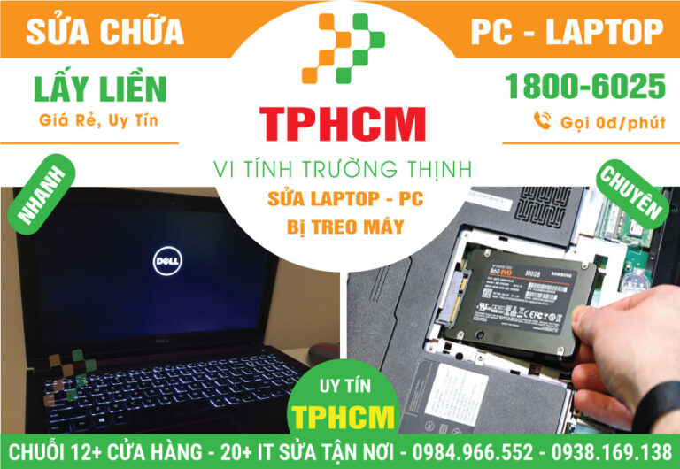 Địa Chỉ Sửa Laptop Bị Treo TPHCM | Giá Rẻ, Gần Đây