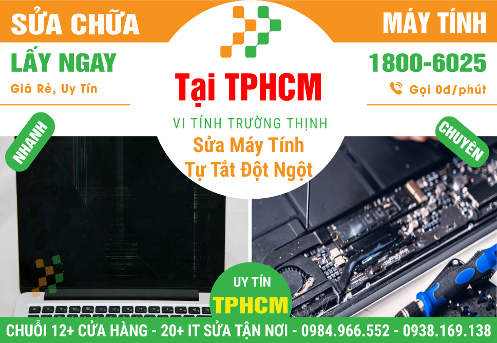 Địa Chỉ Sửa Máy Tính Tự Tắt Đột Ngột TPHCM Giá Rẻ