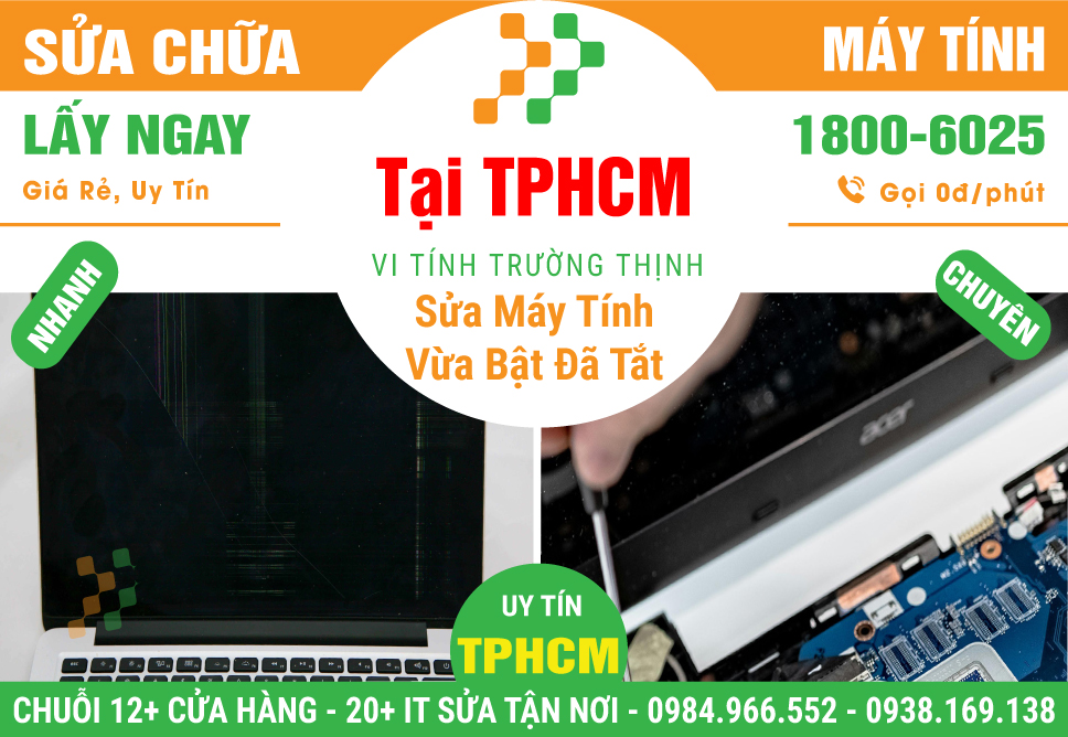 Nơi Sửa Chữa Máy Tính Vừa Bật Đã Tắt Tại Phường Bảy Hiền – Quận Tân Bình Cũ