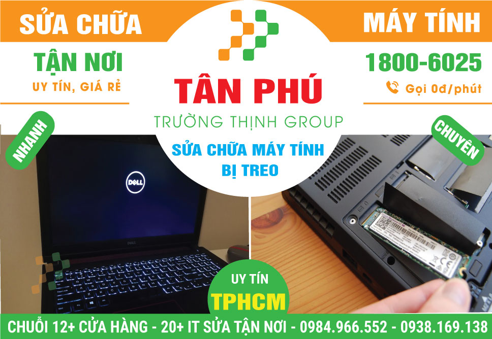 Địa Chỉ Sửa Máy Tính Bị Treo Quận Tân Phú Uy Tín