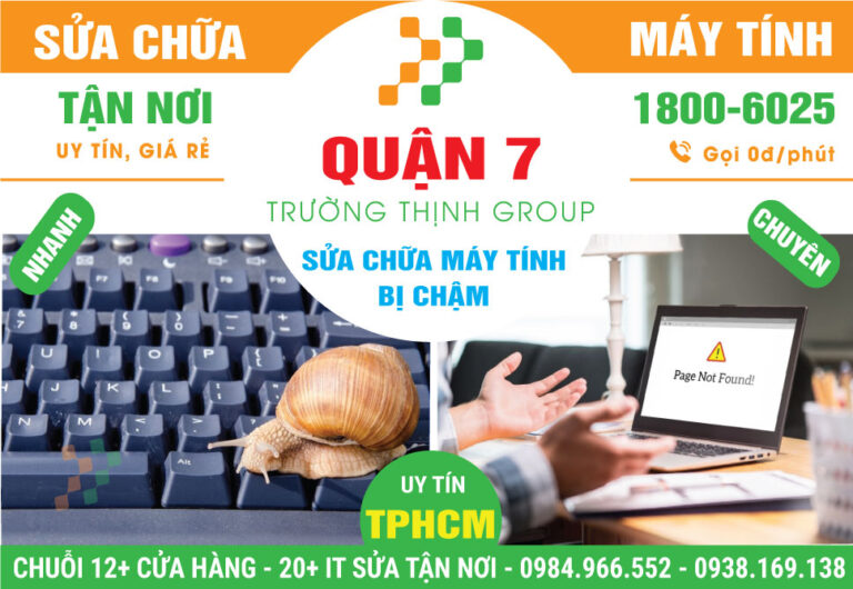 Địa Chỉ Sửa Máy Tính Chạy Chậm Quận Bình Tân Lấy Ngay