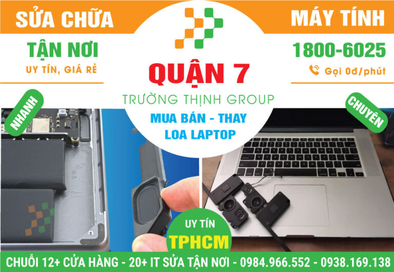 Địa Chỉ Thay Loa Laptop Giá Rẻ Lấy Ngay Ở Quận 7