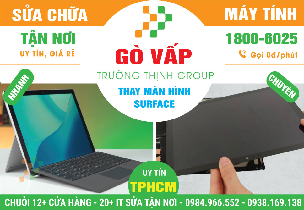 Địa Chỉ Thay Màn Hình Surface Quận Gò Vấp Lấy Ngay