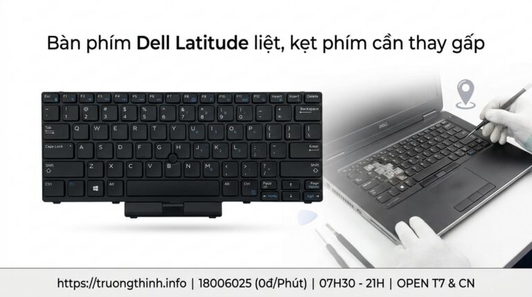 Địa chỉ thay bàn phím laptop Dell Latitude uy tín lấy ngay