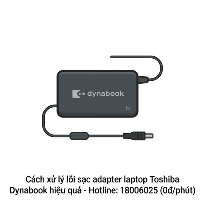 Thay sạc adapter laptop Toshiba Dynabook giá bao nhiêu? Lấy ngay