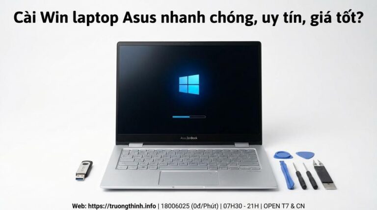 Cài Win Laptop Asus Uy Tín Giá Rẻ TPHCM - Trường Thịnh