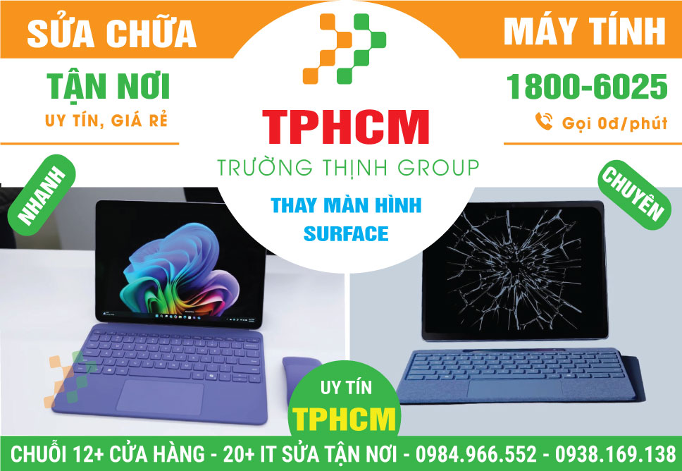 Địa Chỉ Thay Màn Hình Surface Chính Hãng Ở TPHCM