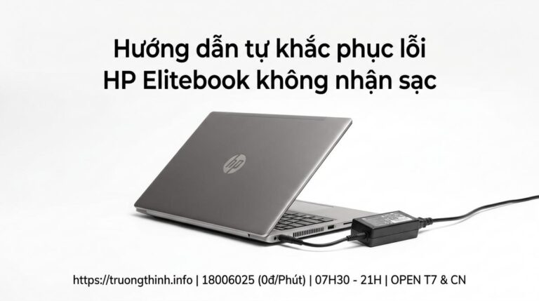 Cách sửa laptop HP Elitebook không sạc được pin uy tín tại TPHCM