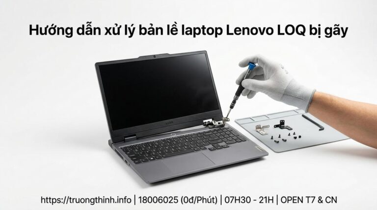 Thay bản lề laptop Lenovo LOQ giá rẻ lấy ngay tại TPHCM