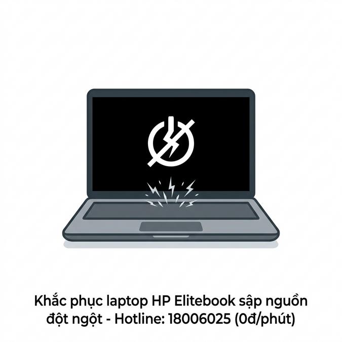 Sửa Laptop HP Elitebook Sập Nguồn Đột Ngột Uy Tín Lấy Ngay
