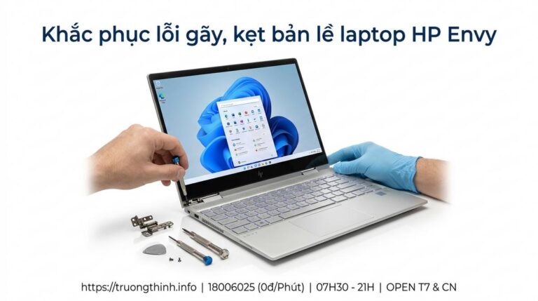 Sửa bản lề laptop HP Envy giá rẻ lấy ngay tại TPHCM