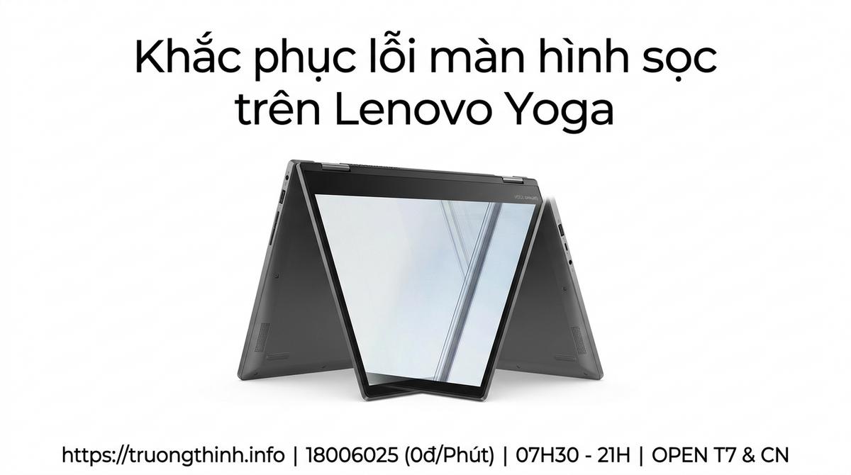 Khắc phục lỗi màn hình sọc trên Lenovo Yoga