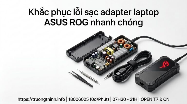 Sửa sạc adapter laptop ASUS ROG lấy ngay giá rẻ tại TPHCM?