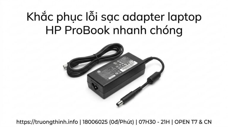 Thay sạc adapter laptop HP ProBook giá rẻ lấy ngay tại TPHCM?