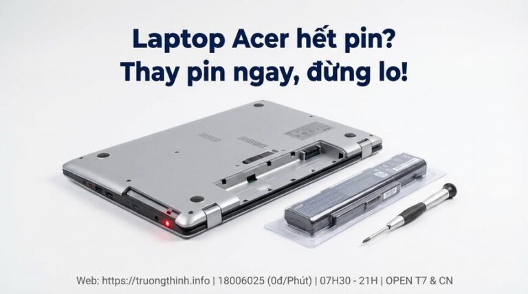 Thay Pin Laptop Acer Giá Rẻ, Uy Tín HCM - Trường Thịnh