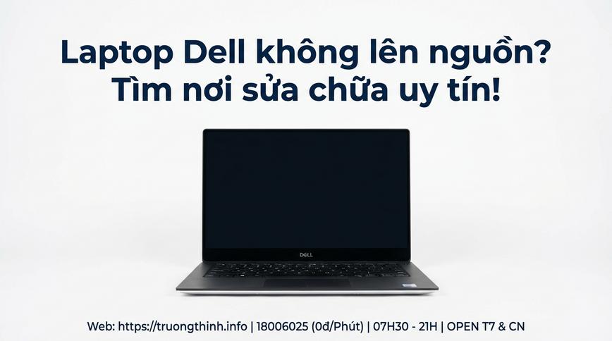 Laptop Dell không lên nguồn? Tìm nơi sửa chữa uy tín!