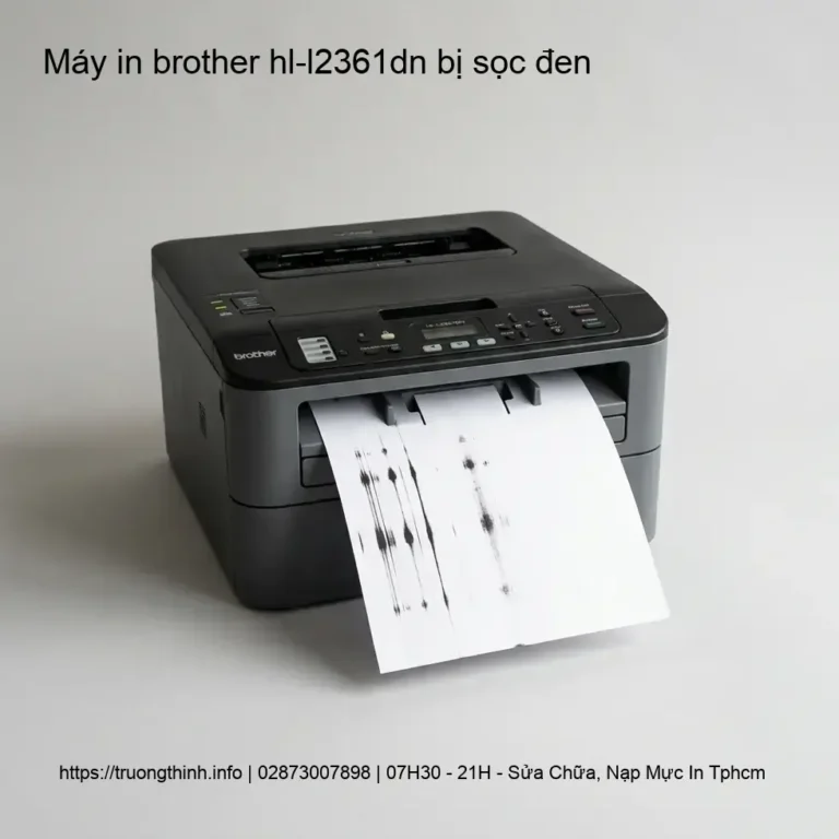 Máy In Brother HL-L2361DN Bị Sọc Đen: Nguyên Nhân & Cách Khắc Phục Tại TPHCM