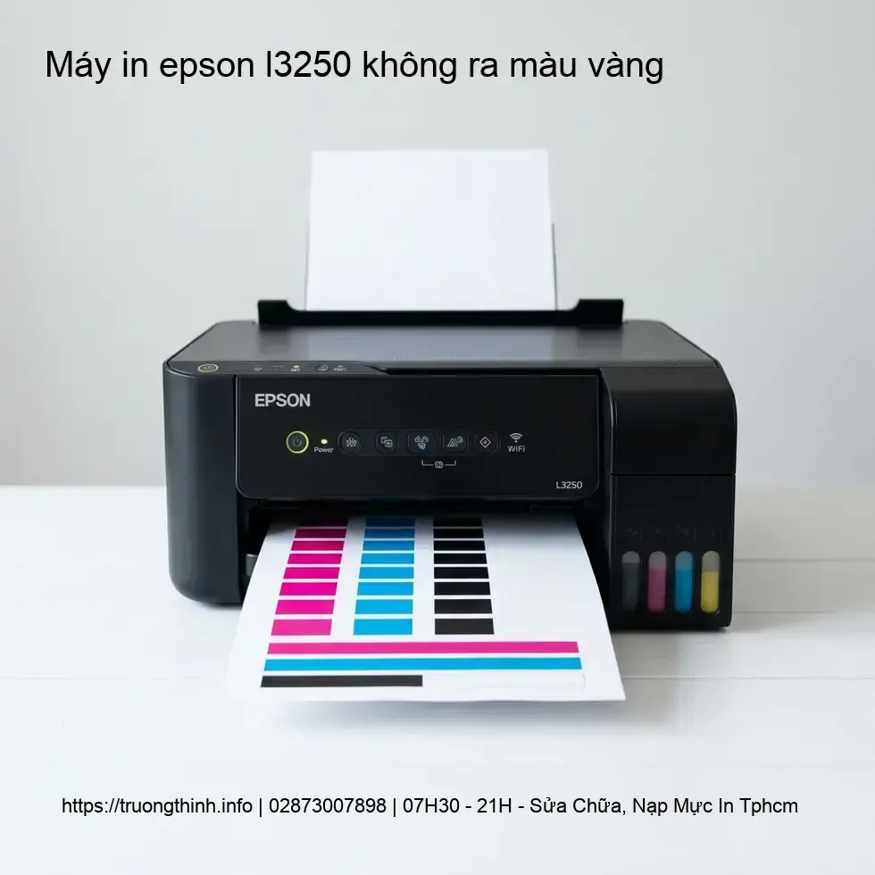 Máy In Epson L3250 Không Ra Màu Vàng: Phân Tích Chuyên Sâu Các Nguyên Nhân
