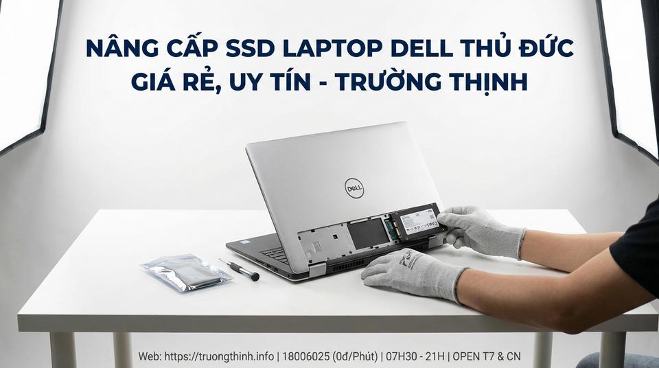 Nâng Cấp SSD Laptop Dell Thủ Đức Giá Rẻ, Uy Tín - Trường Thịnh