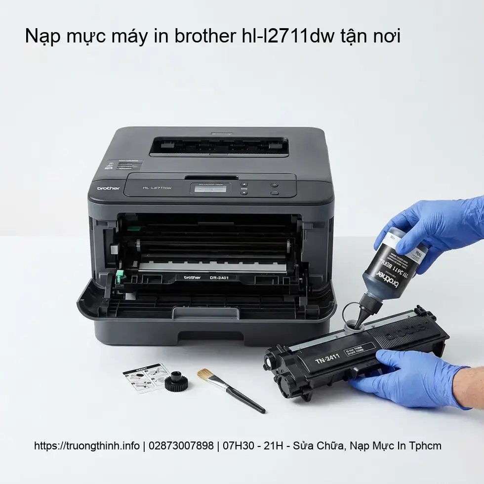 Dấu Hiệu Nhận Biết Máy In Brother HL-L2711DW Cần Nạp Mực