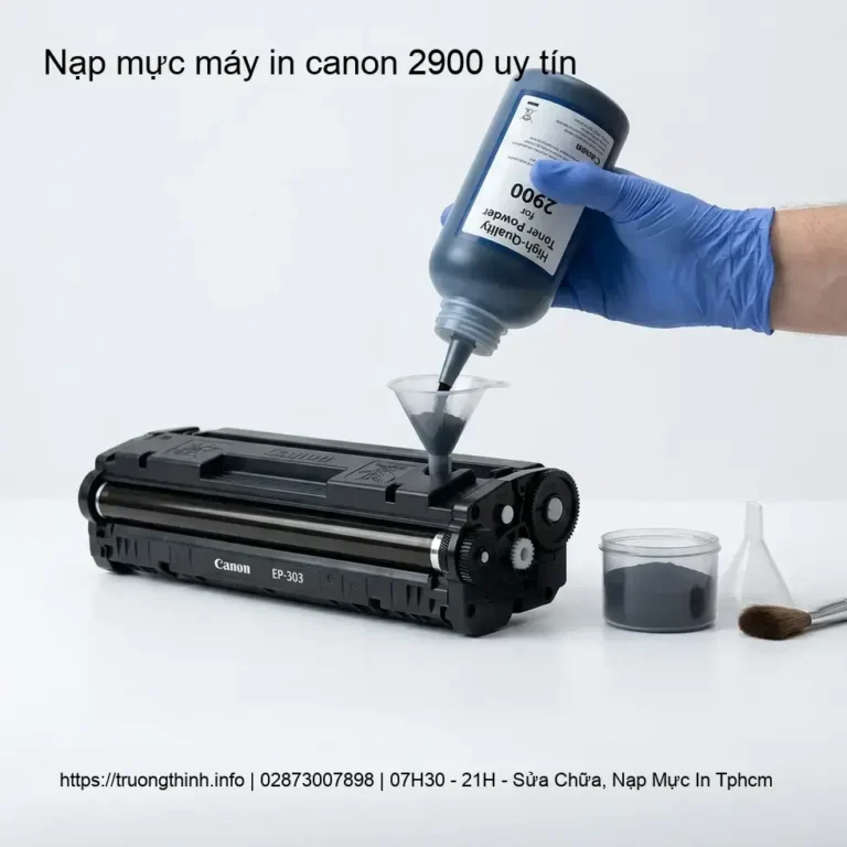 Nạp Mực Máy In Canon 2900 Uy Tín, Nhanh Chóng Tận Nơi | Trường Thịnh