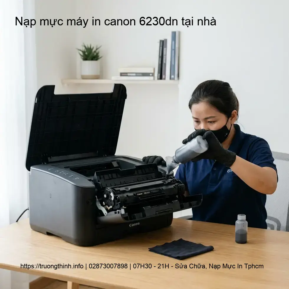 Dấu Hiệu Nhận Biết Máy In Canon 6230dn Cần Nạp Mực