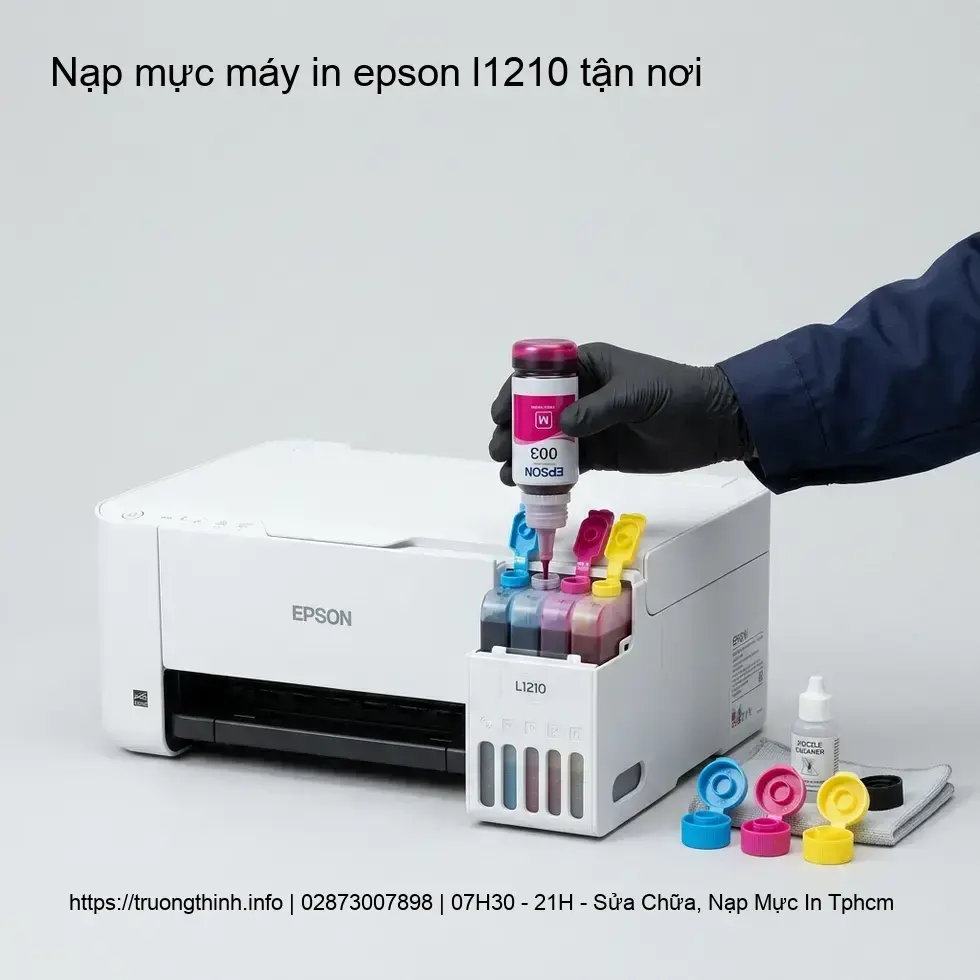 Dấu Hiệu Nhận Biết Máy In Epson L1210 Cần Nạp Mực Khẩn Cấp