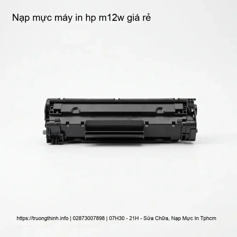 Nạp Mực Máy In HP LaserJet Pro M12w Giá Rẻ, Uy Tín - Lấy Liền TPHCM